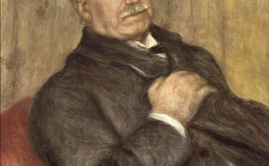 Renoir painted this portrait of Durand-Ruel in 1910.