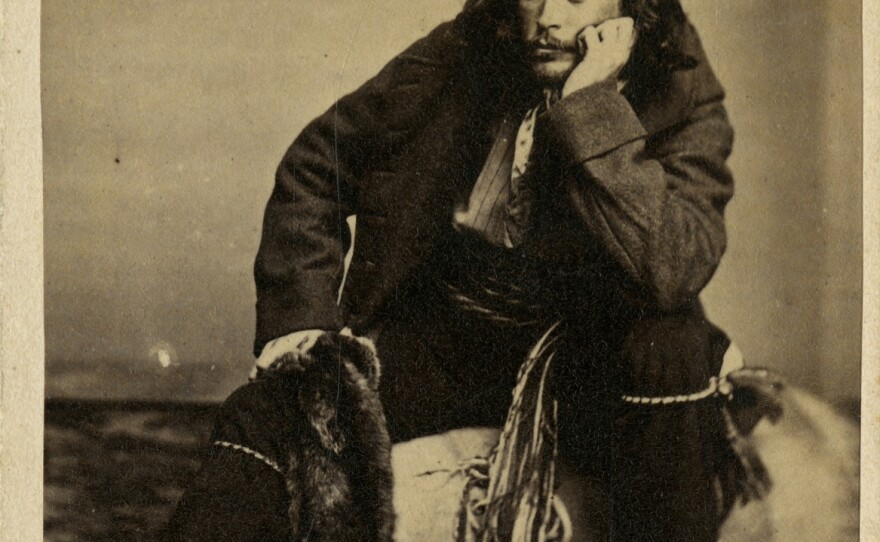 Robert Kennicott in his field outfit, circa 1860s.