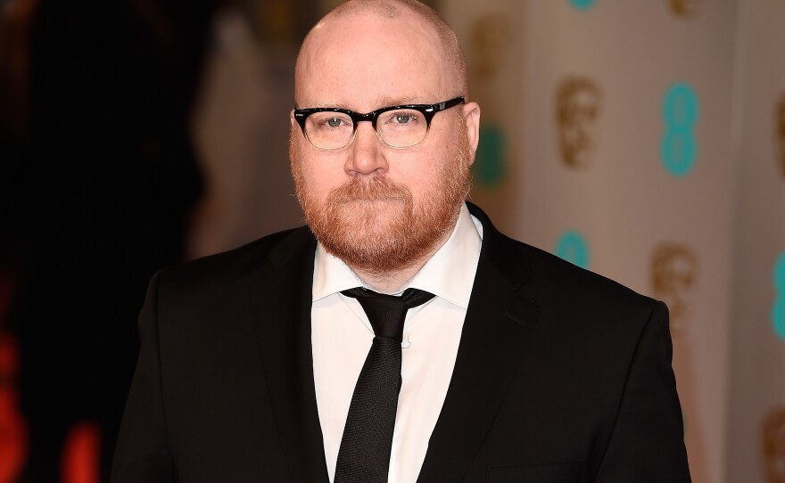 Jóhann Jóhannsson at the 2015 BAFTAs, where he was nominated for the music he composed for the film <em>The Theory of Everything.</em>