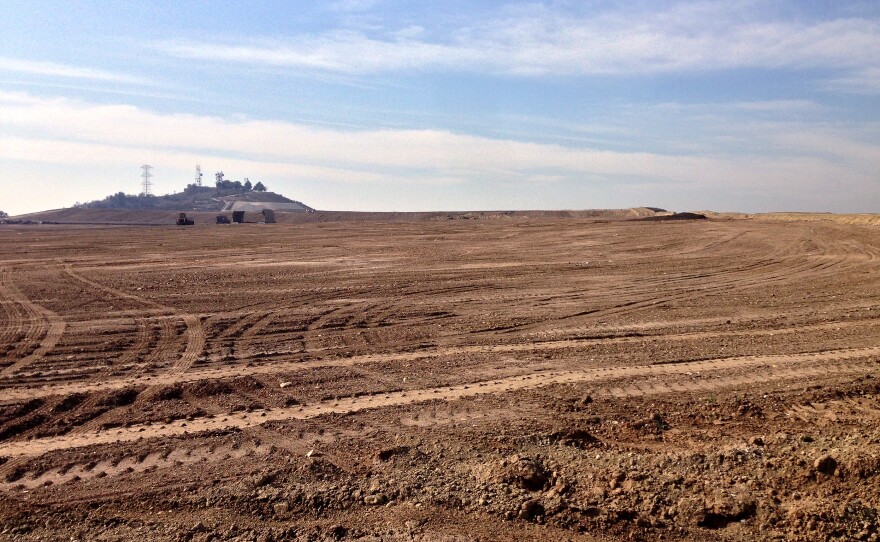 Much of the Puente Hills Landfill is closed and now covered with top soil to seal in the trash.