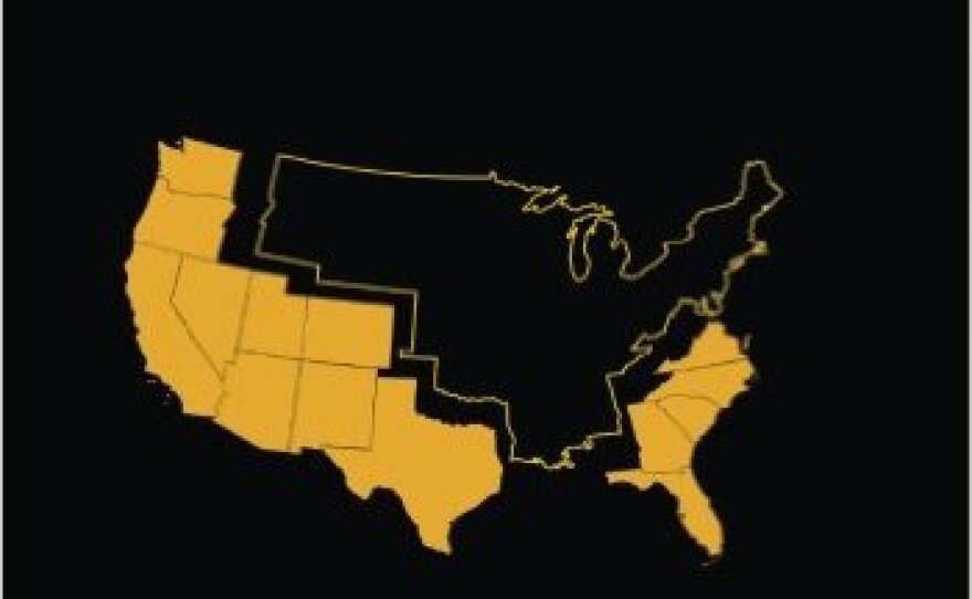 Book cover, "The Great Divide: The True Story of America Tomorrow", by Alan Nevin.