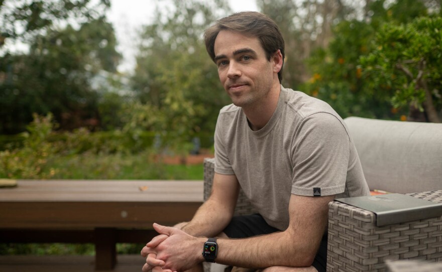 When Elizabeth Holmes started talking about Theranos, a company she dreamt up at 19 in a Stanford dorm room, Shultz's curiosity was piqued. He would later work at Theranos as an intern. Tyler Shultz is photographed at his family's home in Los Gatos.
