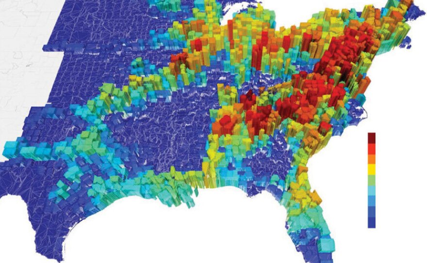 In areas where lots of people commute in multiple directions, like the I-95 corridor, acting selfishly in a disease outbreak would mean more infection and death.