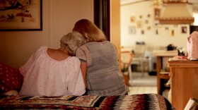 Joan Butterstein (left), terminally ill and contemplating suicide, with her daughter Kathleen (right). FRONTLINE explores the shadow world of assisted suicide, where the lines between legality and criminality are blurred.