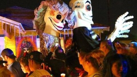 Promotional photo for Muertos Candlelight Procession, courtesy of the Sherman Heights Community Center.