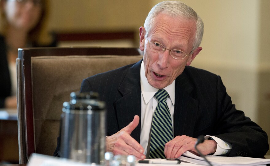Federal Reserve Vice Chairman Stanley Fischer, speaks during a Board of Governors of the Federal Reserve System meeting in July.
