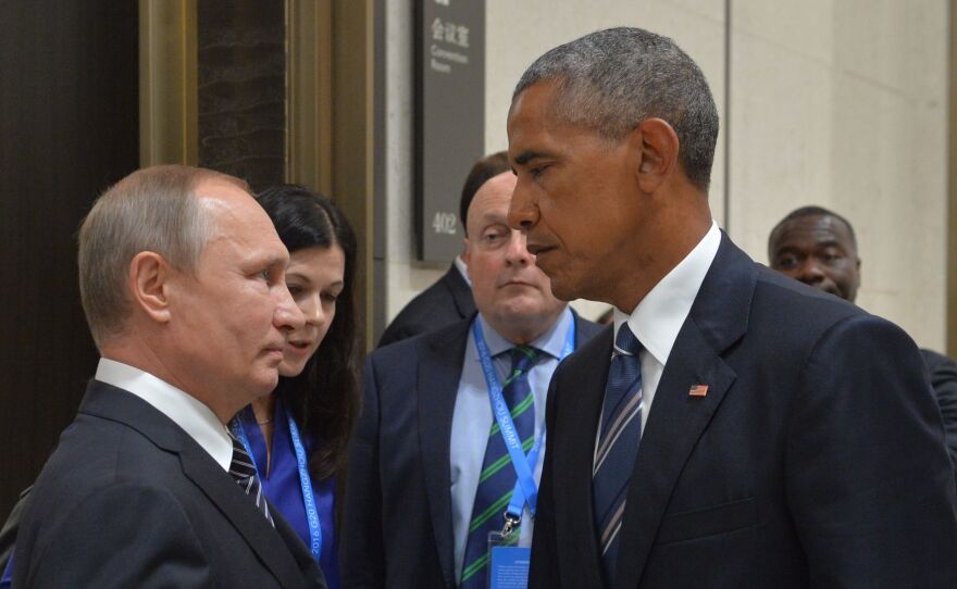 Russian President Vladimir Putin and President Obama met on the sidelines of the G-20 Leaders Summit in Hangzhou, China on Sept. 5, 2016. Their body language spoke to a relationship gone sour.