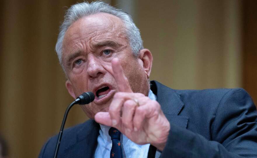 Health Secretary Robert F. Kennedy Jr. appears before the Health Subcommittee of the House Energy and Commerce Committee on Tuesday. He has two more congressional hearings on Wednesday.