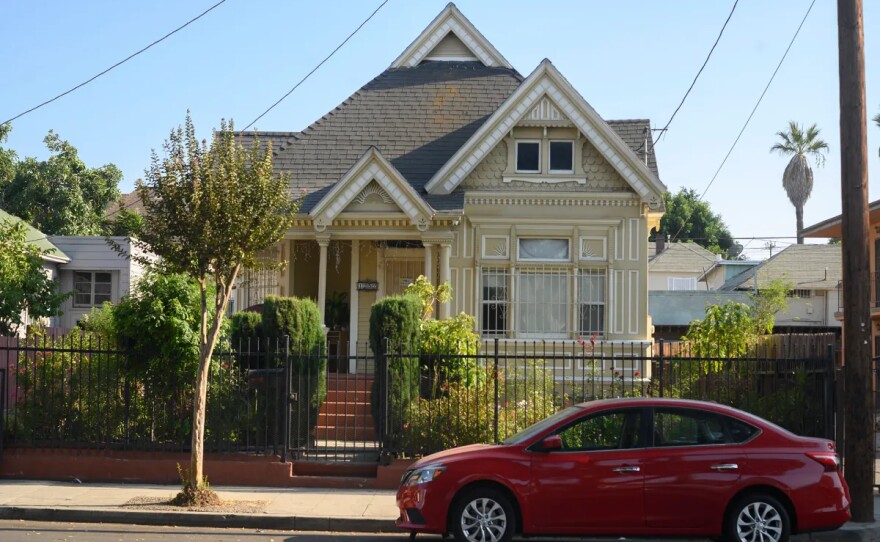A single family home in South Central, Los Angeles on Sept. 4 2020.