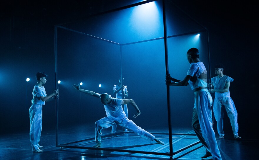 Alvin Ailey dancers performing Jamar Roberts' dance "Holding Space."