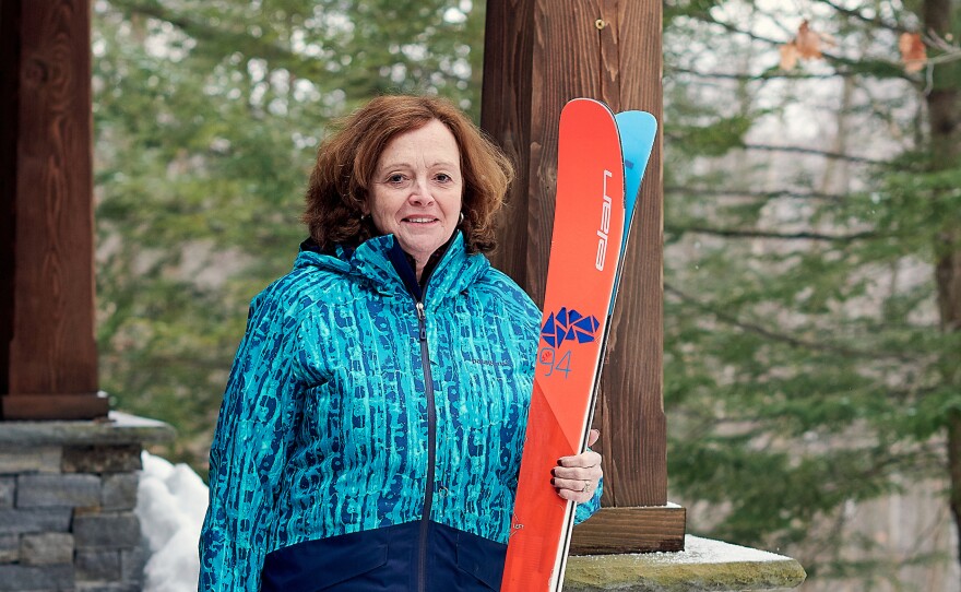 Sarah Witter had two operations to repair bones in her lower left leg after a skiing accident last February. The second surgery was needed to replace a stabilizing plate that broke.
