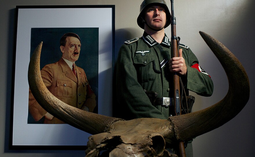 Nazi soldier and auroch skull. "Hitler's Jurassic Monsters" is the untold story of a Nazi plan involving not humans, but animals. In an almost too-unbelievable-to-be-true tale, Nazis attempted to recreate the primeval forests of Germanic folklore stocked with ancient breeds of extinct beasts for ultimate hunting sessions.