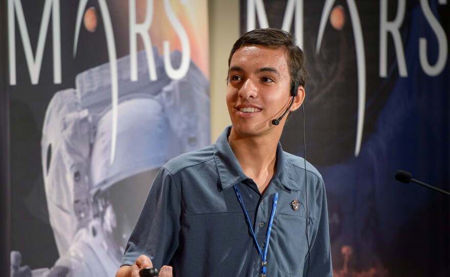 Alex Longo says he initially submitted his proposal in hopes of "having a small say" in where the next Mars rover lands, and maybe getting some cool NASA swag. But scientists are seriously considering his ideas.