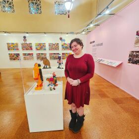 Zoe Burl Hahn presents her artwork as a resident artist with Revision San Diego.