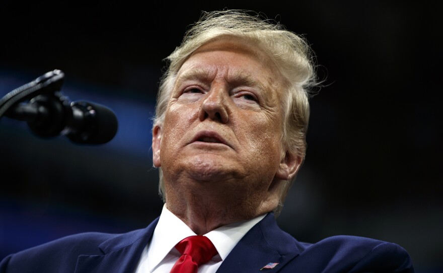 Facebook said it has taken down Trump campaign ads on the social network that contained a symbol used by Nazis to designate political prisoners.