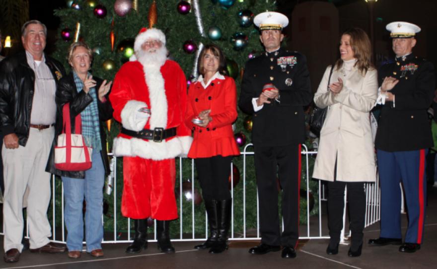 Tree lighting in 2012