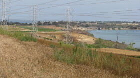 The site of a proposed outdoor mall on the south shore of the Agua Hedionda Lagoon in Carlsbad.  May 12, 2015