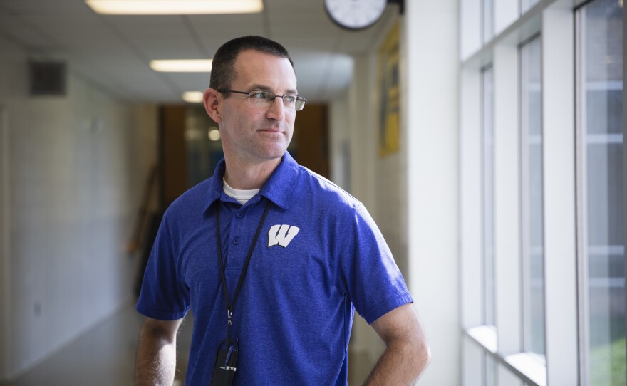 Assistant Principal Adam Parry first thought of starting a trucking class at the high school a couple years ago. He was able to get it going with funding and support from the county and the state and guidance from <a href="https://www.npr.org/2021/10/13/1045463623/high-schoolers-are-training-to-drive-18-wheelers-amid-a-shortage-of-truck-driver">Patterson High School</a> in California.