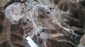 This satellite image taken Sept. 26 shows a nuclear facility located 20 miles north of Qom, Iran.