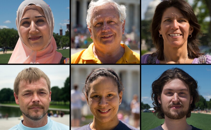 Row 1: Maryam Saif, Austin, Texas; Michael Dubberly, Savannah, Ga.; Nadine Pourier-Blumenshine, Fresno, Calif. Row 2: Timothy Jon Eaton, Kingsport, Tenn.; Kara Milton, Greensboro, N.C.; Thomas Horsley, Boston.