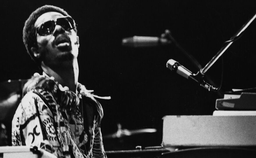 Stevie Wonder in 1975.