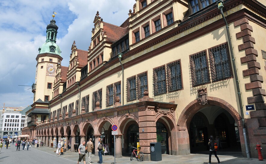 Old Town Hall in Leipzig. Saxony, Germany.