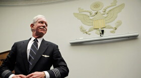 US Airways Capt. Chesley "Sully" Sullenberger prepares to testify before a House Judiciary subcommittee on Capitol Hill on Dec. 16, 2009.