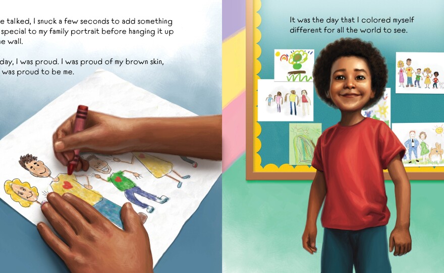 I Color Myself Different, written by Colin Kaepernick and illustrated by Eric Wilkerson