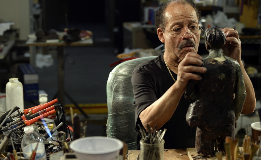 Ed Dwight became a sculptor later in life.