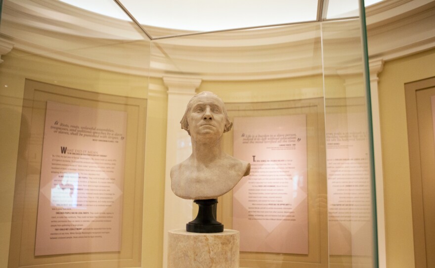 While George Washington was an active slave owner for 56 years, he was often conflicted with the idea of slavery. The new exhibit explores the complexity of his relationship to the slaves and highlights the experience that slaves had on his plantation.