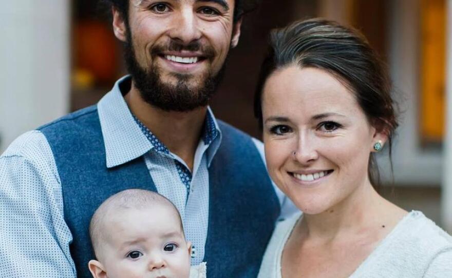 Keenan and Brianna Fitzpatrick with their son Jude in this undated photo.