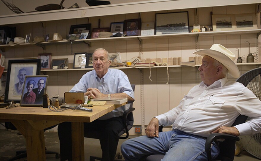 Wayne Sloan and Wiley Garland, natives of Grand Saline, Texas.