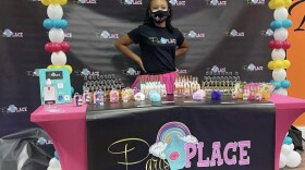 Paris Muhammad, CEO of Paris Place LLC, at the ribbon-cutting ceremony celebrating the moment she made history as the youngest member of the Conyers-Rockdale Chamber of Commerce in Georgia.