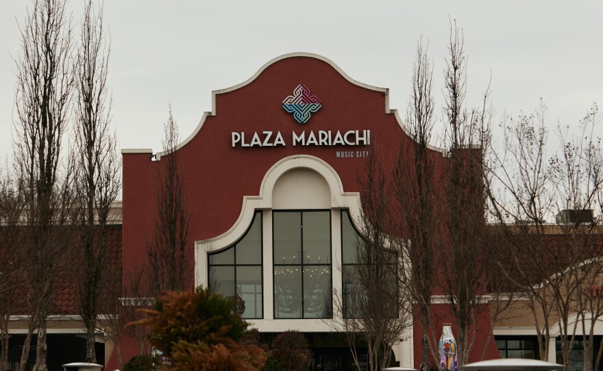 Plaza Mariachi is a music and events venue in an immigrant-dense neighborhood in Nashville. It's surrounded by restaurants and businesses marketed to and frequented by Tennesseans from all over the world.