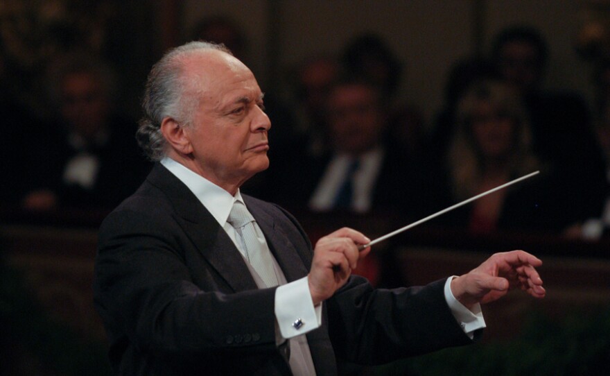 Lorin Maazel, conductor.