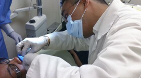 Using the Icon treatment, Dr. Jin-Ho Phark won't need to drill to fill a cavity.