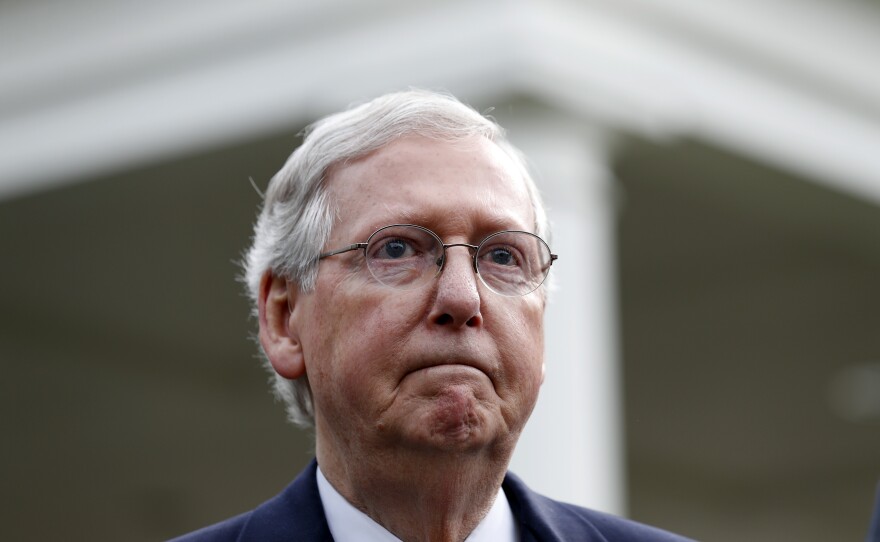 Senate Majority Leader Mitch McConnell of Kentucky faces a tough choice — irritate the GOP base and work with Democrats or risk passing legislation that is not very meaningful.