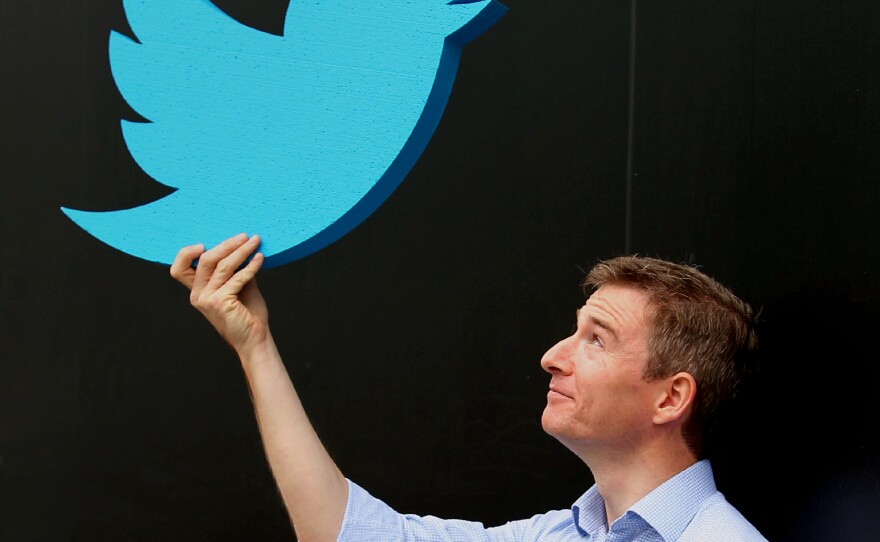 Twitter is among the tech giants that have hung out their shingle in Ireland. Stephen McIntyre, the managing director of Twitter in Ireland, is shown here in 2013 after the company announced 100 new jobs at its European headquarters, located in Dublin.