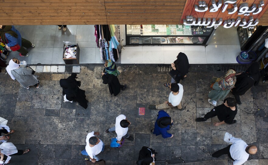 Residents of Tehran recently interviewed by NPR were willing to fault Iran's ruling establishment for the economic troubles, a departure from normal practice in the country.