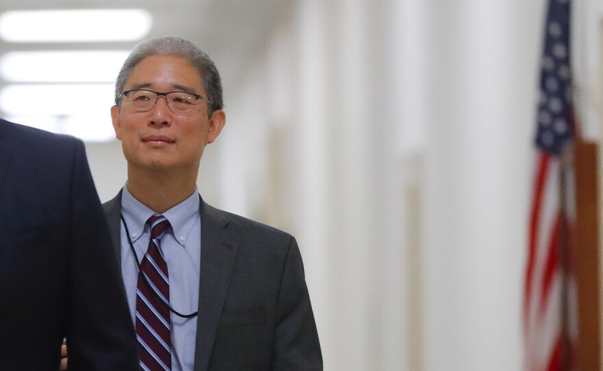 Justice Department official Bruce Ohr arrives for a closed hearing of the House Judiciary and House oversight committees last week on Capitol Hill in Washington.