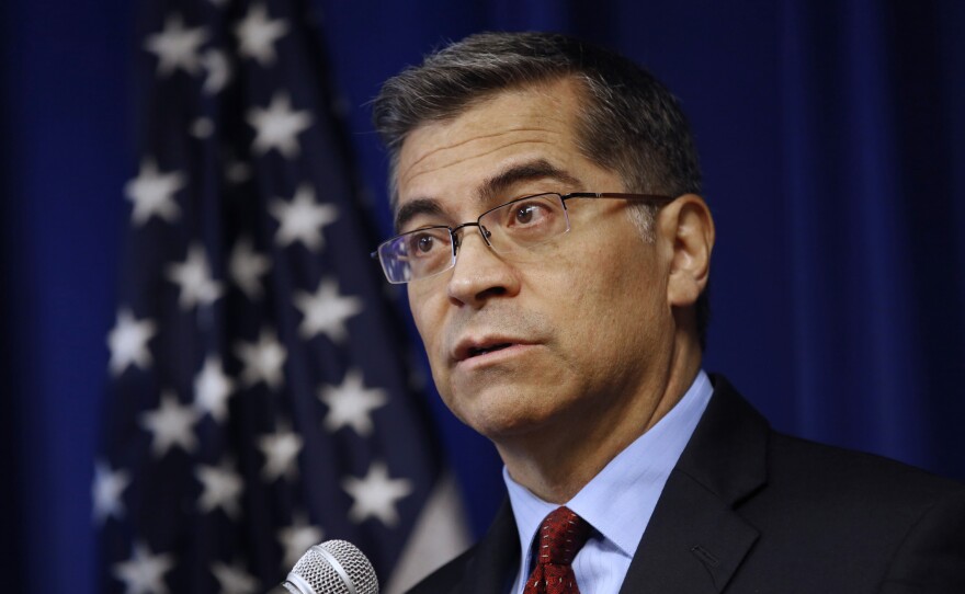 Xavier Becerra, shown here in 2019, announced the update on Monday that is meant to prevent discrimination against transgender and gay people in health care.