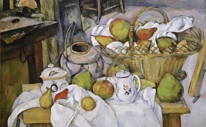 <em>The Kitchen Table (La </em><em>table de cuisine)</em> by Paul Cezanne, 1888-1890.