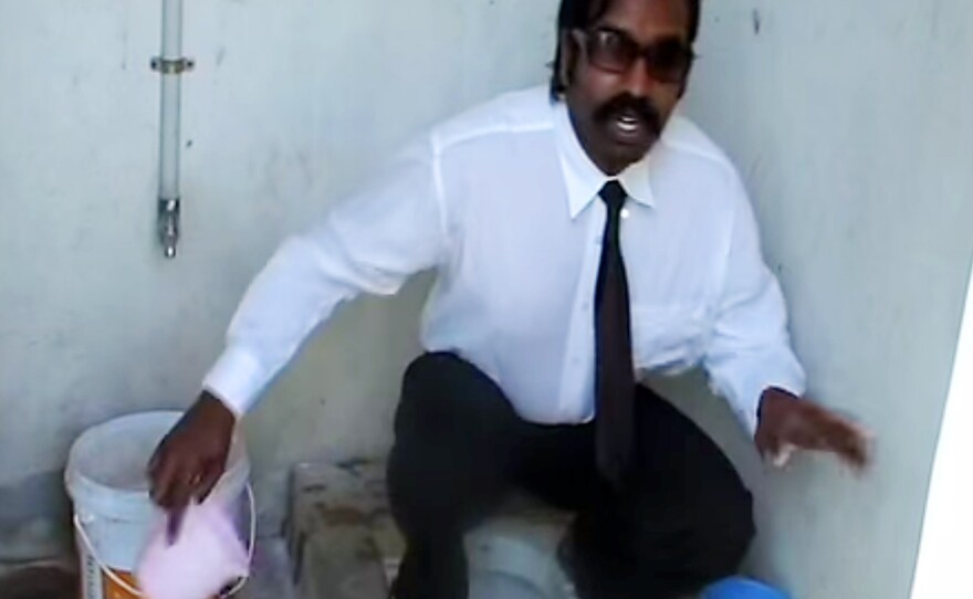 Wilbur Sargunaraj "How to Use An Eastern Toilet" from YouTube
