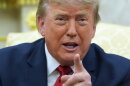 President Donald Trump speaks as he meets with Iraq's Prime Minister Ali al-Zaidi in the Oval Office of the White House, Tuesday, July 14, 2026, in Washington.