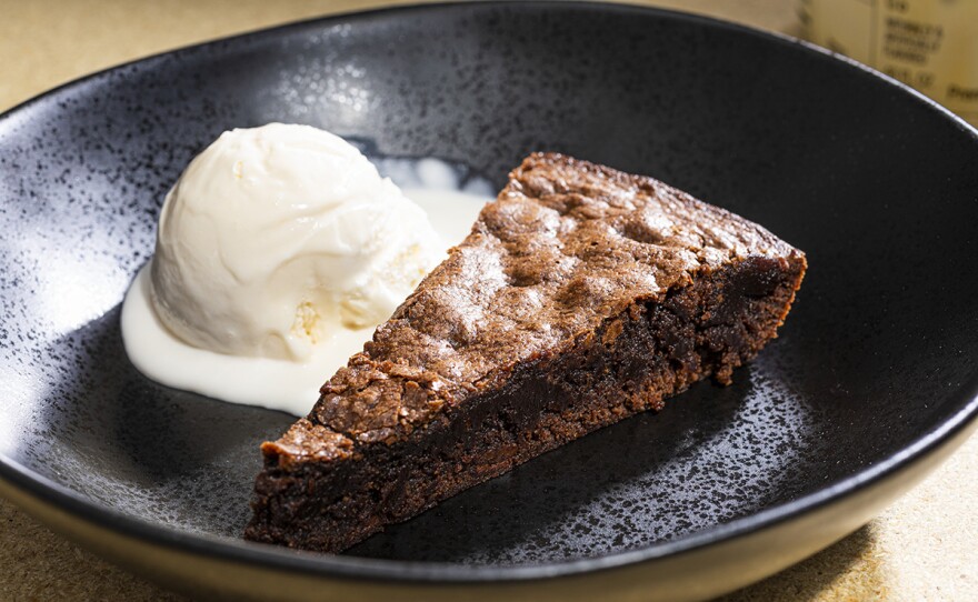 Warm Cast Iron Brownie