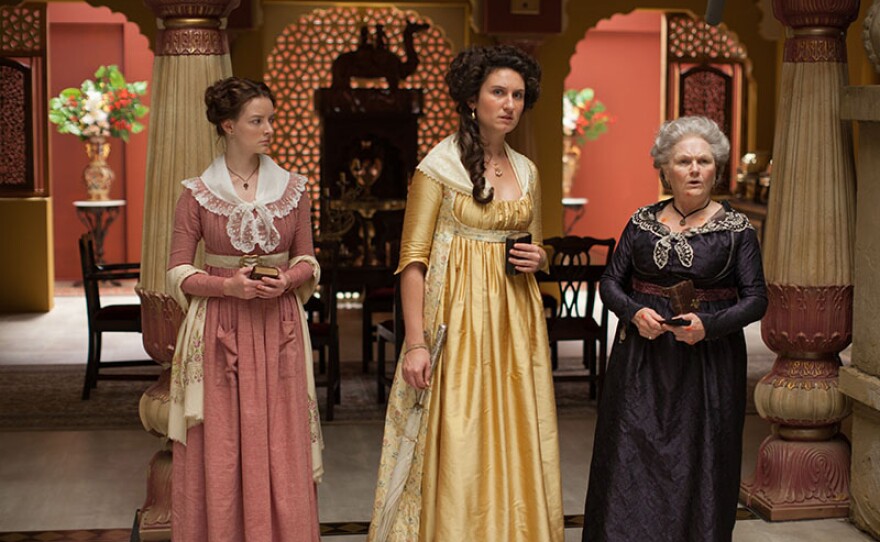 Dakota Blue Richards as Margaret Osborne, Bessie Carter as Violet, and Lesley Nicol as Henrietta Beecham.