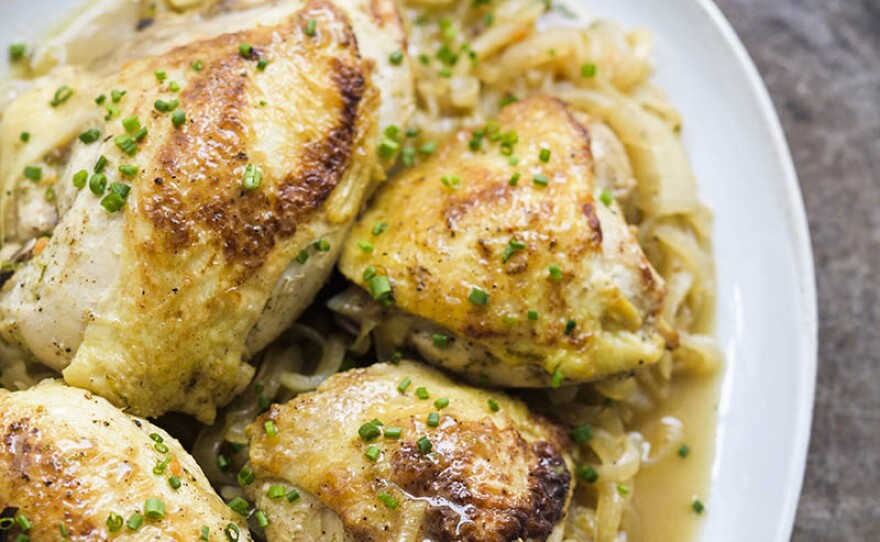 In this episode, host Chris Kimball continues his adventure exploring Senegalese cuisine. Back at Milk Street, Milk Street cook Lynn Clark creates Senegalese braised chicken with onions and lime (yassa ginaar), which contains layers of sweetness, acidity and spice.