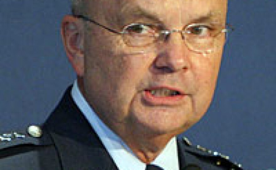 CIA Director Michael Hayden speaks at the Council on Foreign Relations in New York in September.