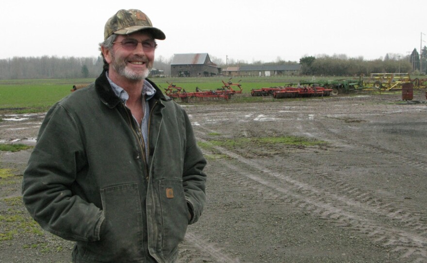 Farmer Tim Winn, who has a farm on the banks of the Willamette River, says government scientists have concluded that there is nothing dangerous about the "Roundup Ready" version of the sugar beet crop.