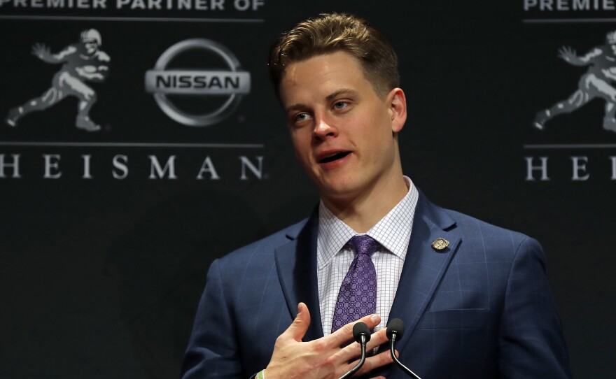 LSU quarterback Joe Burrow described the poverty of his Ohio hometown during his Heisman Trophy acceptance speech. Since then, the Athens County Food Pantry has received a flood of donations from around the U.S.